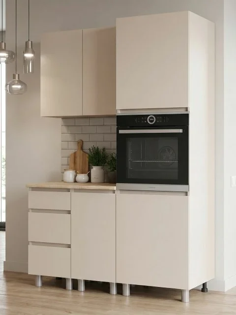 ARNIKA Кухонный гарнитур "Рика" со столешницей 140 см, меланж